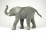 Régi puha borítású műanyag játék elefánt 16.5 cm