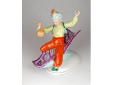 Kispesti Aladdin porcelán figura 13 cm