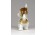 Régi Wagner & Apel fülelő porcelán kutya 7 cm