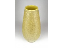 Retro repesztett mázas kerámia váza 26.5 cm