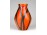 Régi retro Tófej kerámia váza 10.5 cm