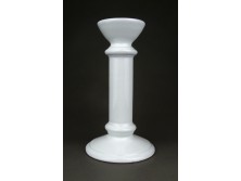 Nagyméretű fehér kerámia gyertyatartó 21.5 cm
