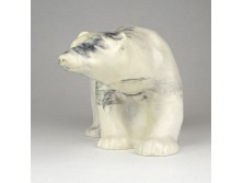 Műgyanta jegesmedve szobor 17 cm