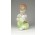 Jelzett Aquincum porcelán kislány figura