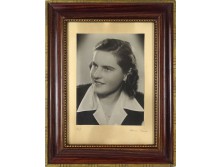 Kocsis Ilona régi női portré fotográfia 1947