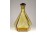 Régi borostyánsárga színű art deco dugós üveg likörös üveg 17 cm