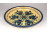 Kézzel festett kerámia asztalközép kínáló tál gyümölcsös tál 23 cm
