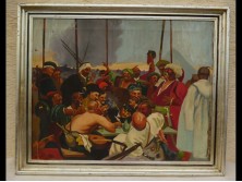 Ilya Repin : Kozákok válasza olaj vászon