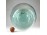 Régi nagyméretű halványzöld újt üvegballon 52 cm