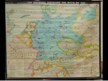 Antik német katonai térkép 1917-1939