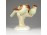 Régi Aquincum porcelán madár pár figura 10 cm