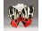 Régi kézzel festett porcelán pillangó