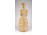 Régi nagyméretű fonott gyékény vízhordó nő figura 39 cm