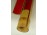 Bambusz ecsettartó tolltartó vörösréz díszítéssel