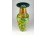 Iparművészeti csorgatott mázas retro kerámia váza 37.5 cm