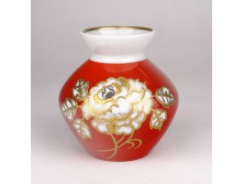 Régi jelzett Wallendorf porcelán ibolya váza