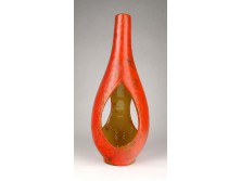 Retro iparművészeti Tófej kerámia váza 28 cm