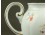 Régi virágmintás jelzett Bavaria porcelán kávés teás készlet