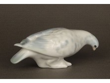 Régi jelzett fehér porcelán galamb 11.5 cm