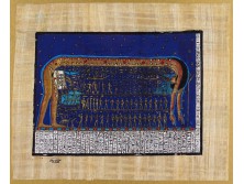 Egyiptomi papirusz kép 26 x 31 cm