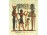 Egyiptomi papirusz kép Istenségek Hathor Seth