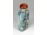 Vastag falú fújt üveg parfümös üvegcse New York-i Szabadság-szobor díszítéssel