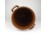 Antik zsolnay forma sötétbarna cserép szilke 19.5 cm