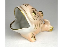Régi jelzetlen porcelán aranyhal
