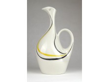 Hollóházi madár formájú porcelán váza 23 cm