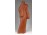 Jelzett: Art deco nő terrakotta szobor 31 cm