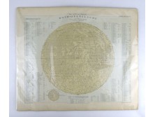 Justus Perthes : 1880-as A Hold felszíne térkép