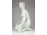  Régi Aquincum porcelán térdelő akt 22.5 cm