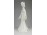 Régi aquincum porcelán kendős lány figura 25.5 cm