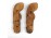 Pisztoly alakú cserép mézeskalács figura jelzett 2 darab
