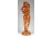 Régi jelzetlen kerámia fésülködő női félakt szobor 34 cm