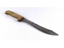 Régi nagyméretű jelzetlen konyhai kés 34.5 cm