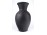 Régi feketecserép váza 21 cm