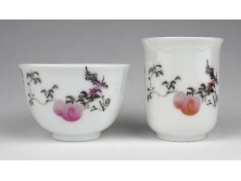 Japán porcelán szakés pohár 2 darab