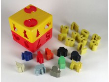 Retro műanyag BABY BOX ügyességi játék