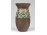 Türkiz zöld mázas kisméretű kerámia váza 11.5 cm