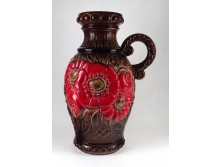 Retro mid century hatalmas német kerámia váza 54 cm