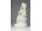 Régi kézzel festett porcelán gyermek pár szobor 14.5 cm 