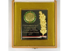 Régi MTS szocreál kitüntetés díszdobozban 1971
