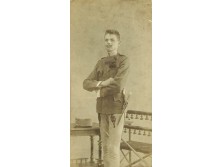 Antik fotográfia katona fotó VIRÁG SÁNDOR SZÉKESFEHÉRVÁR