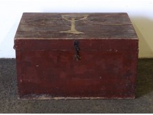 Nagyméretű katona láda tároló doboz 48 x 60.5 x 85.5 cm