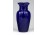 Aranyfácános kék színű kerámia váza ibolyaváza 12 cm