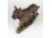 Régi német juhászkutya fém öntvény szobor 20 x 29 cm