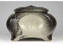 Régi barokkos porcelán bonbonbonier