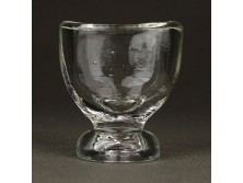 Régi üveg szemöblítő pohár