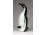 Régi hibátlan muránói fújt üveg pingvin 13.5 cm